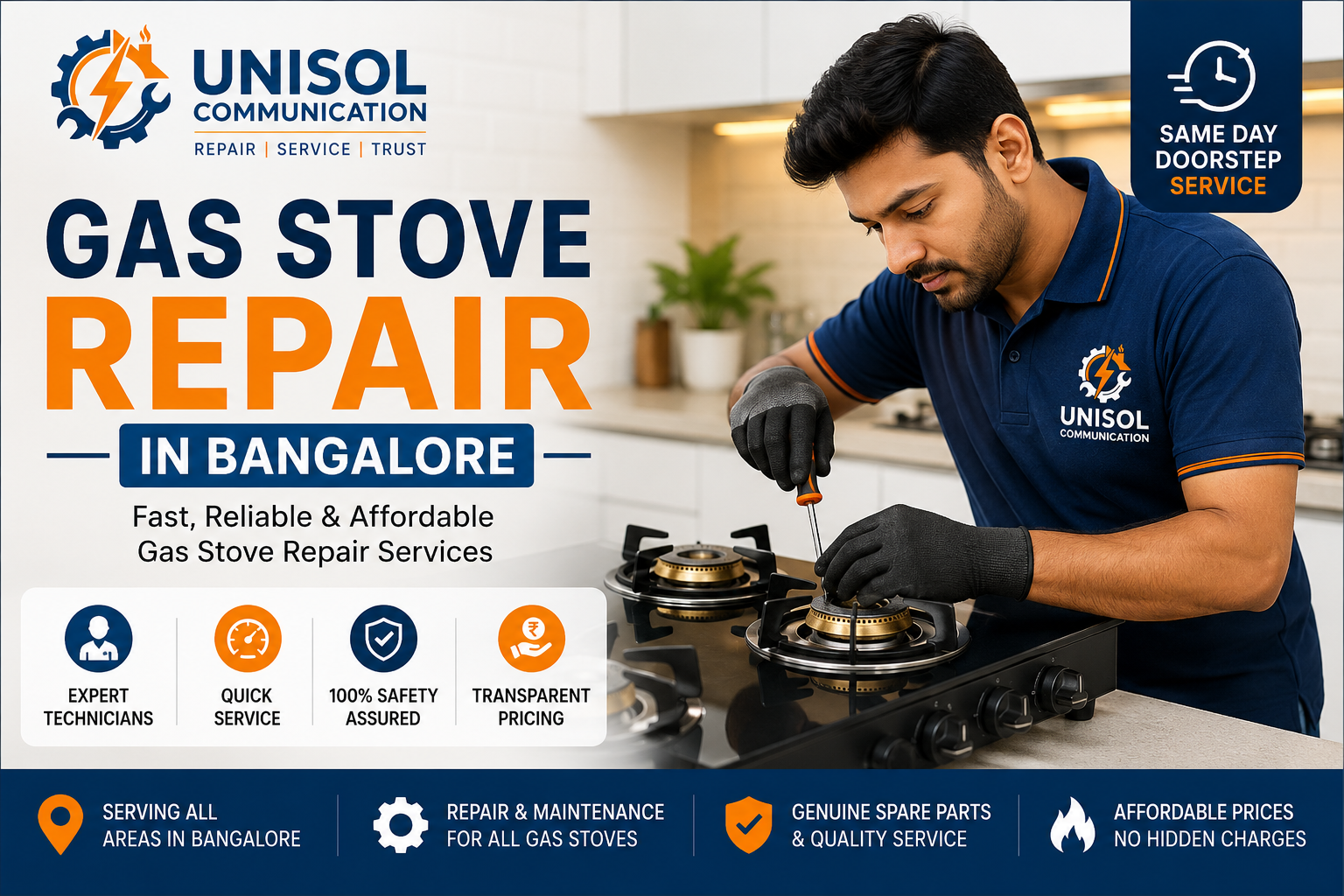 Gas Stove Repair in Bangalore: Cost, Problems and Best Services 2026