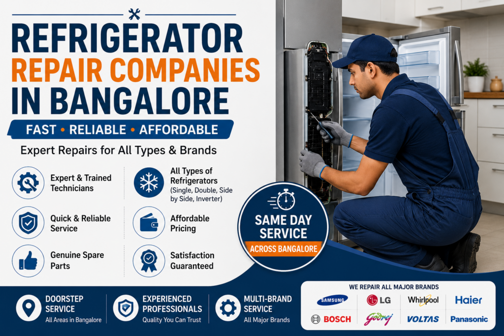 Refrigerator Repair Companies in Bangalore